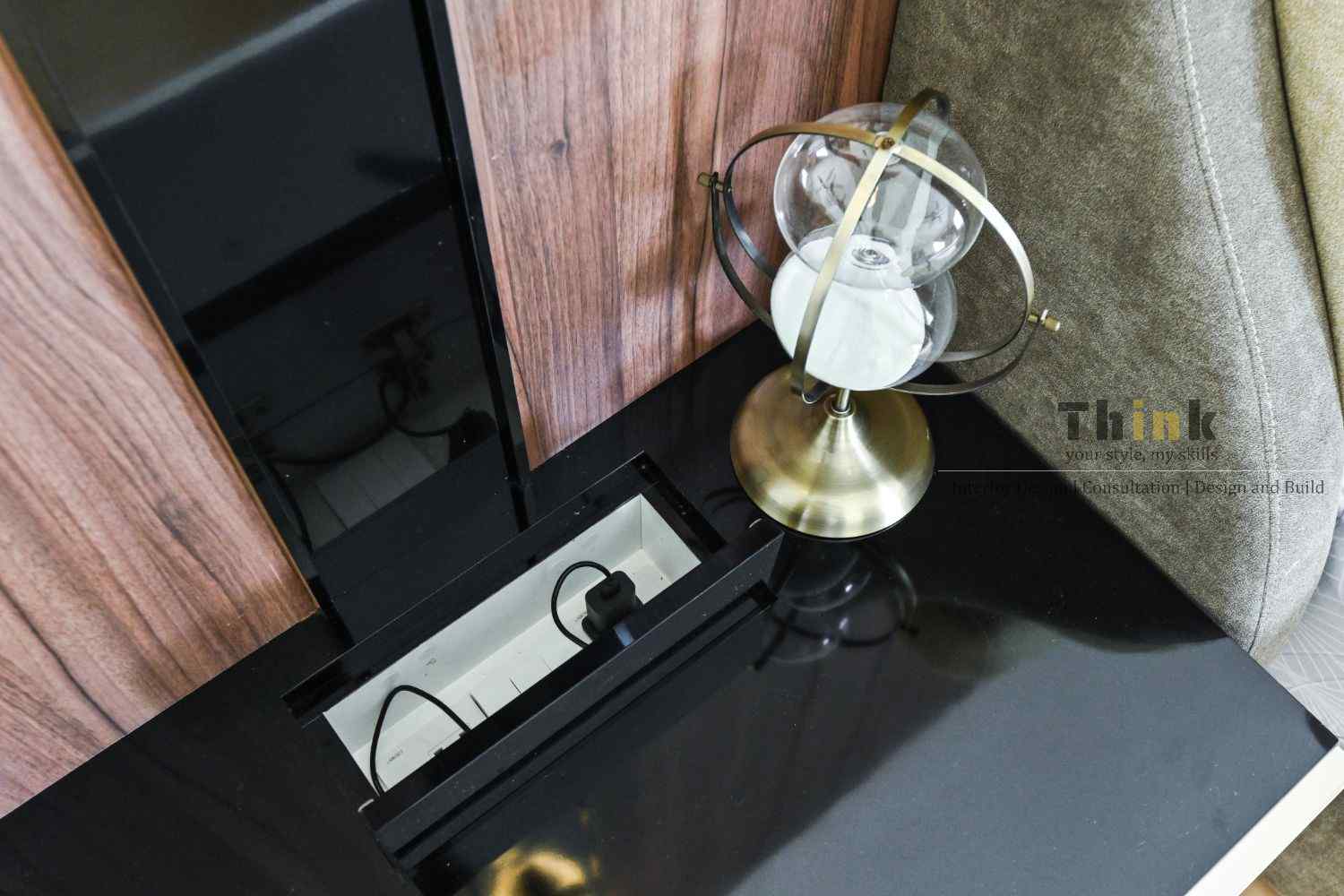 Bedside Table (Power Outlet) - Bukit Jelutong